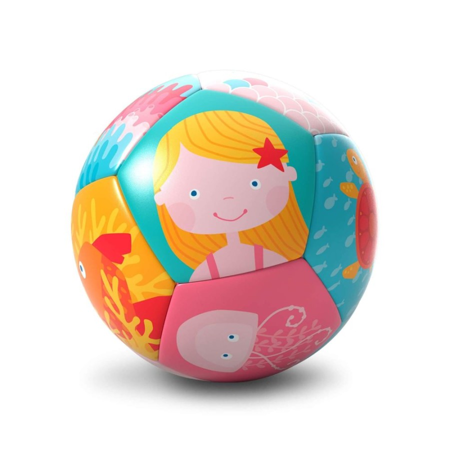 Pluche Babyspeelgoed | HABA Zeemeermin Zachte Babybal 4,5"