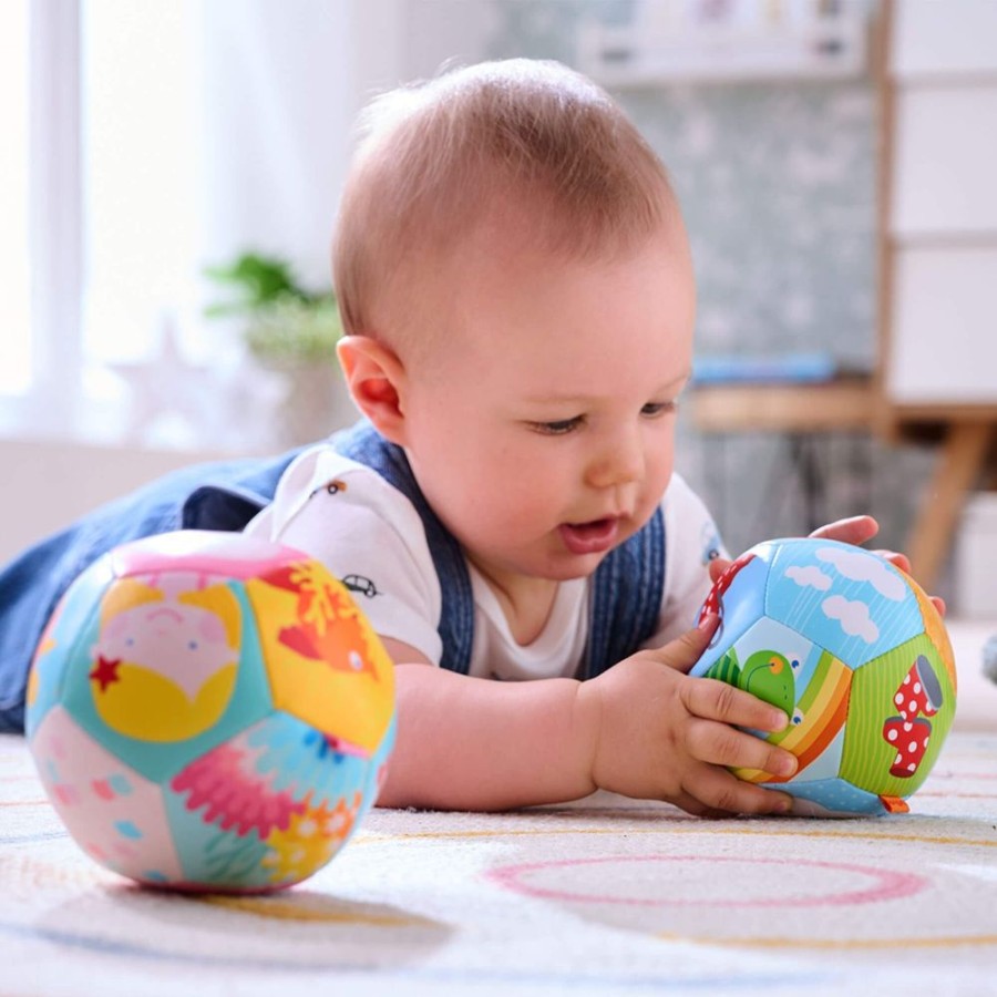 Pluche Babyspeelgoed | HABA Zeemeermin Zachte Babybal 4,5"