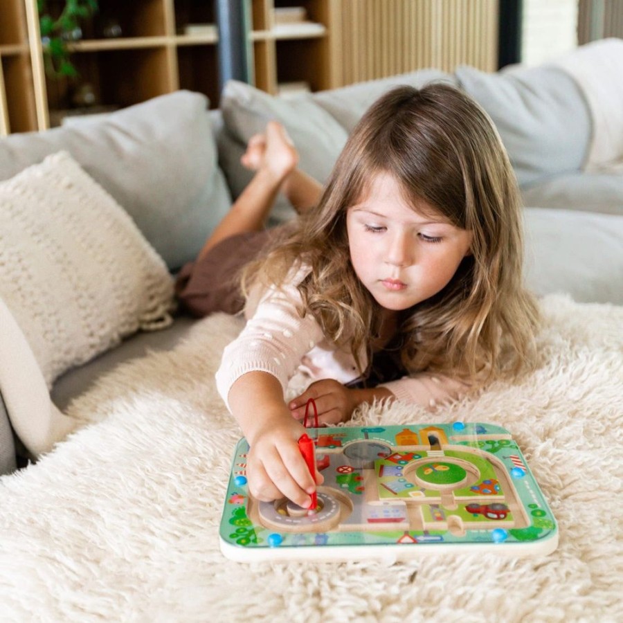 Magnetische Spellen | HABA Magnetisch Puzzelspel In Het Stadsdoolhof