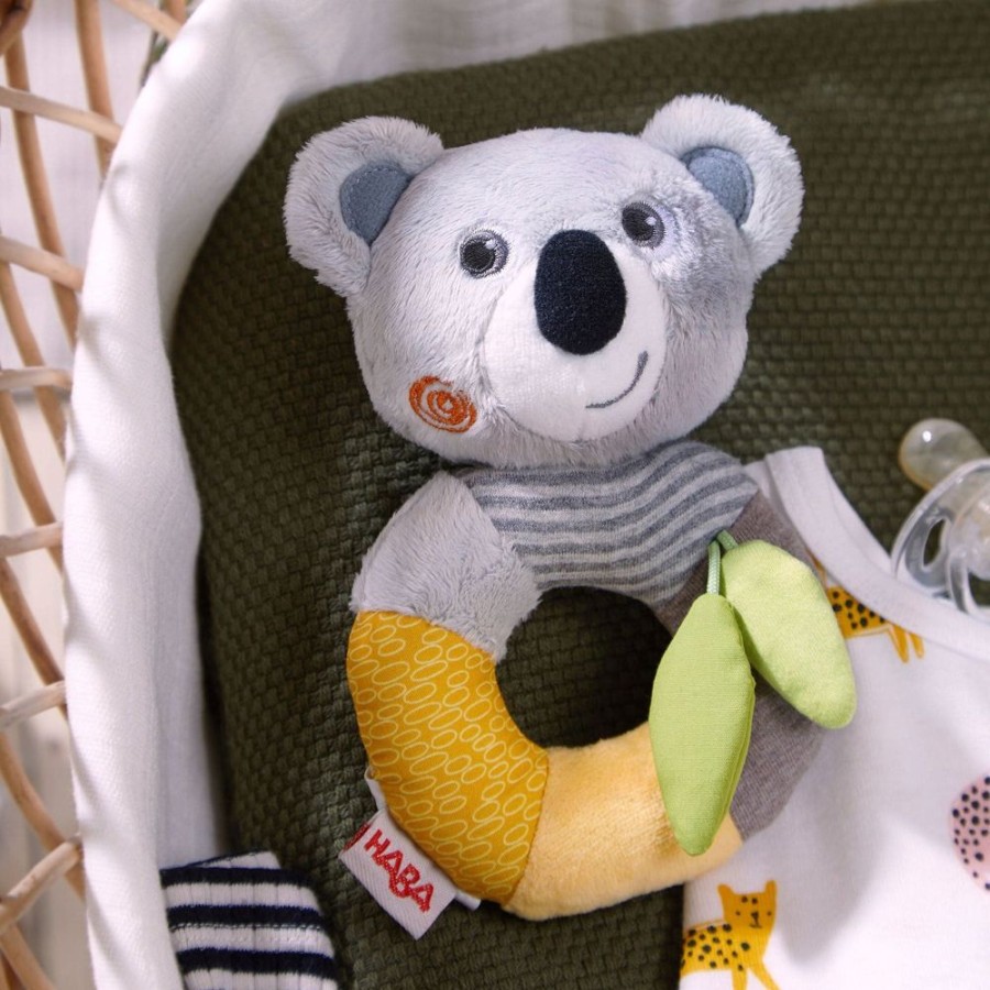 Pluche Babyspeelgoed | HABA Koala Grijpspeeltje En Rammelaar