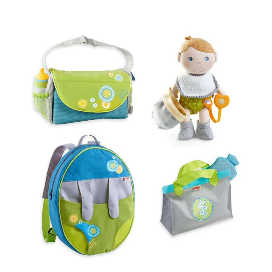 Poppenkleertjes + Accessoires | HABA Maxime Baby Doll Essentials-Bundel