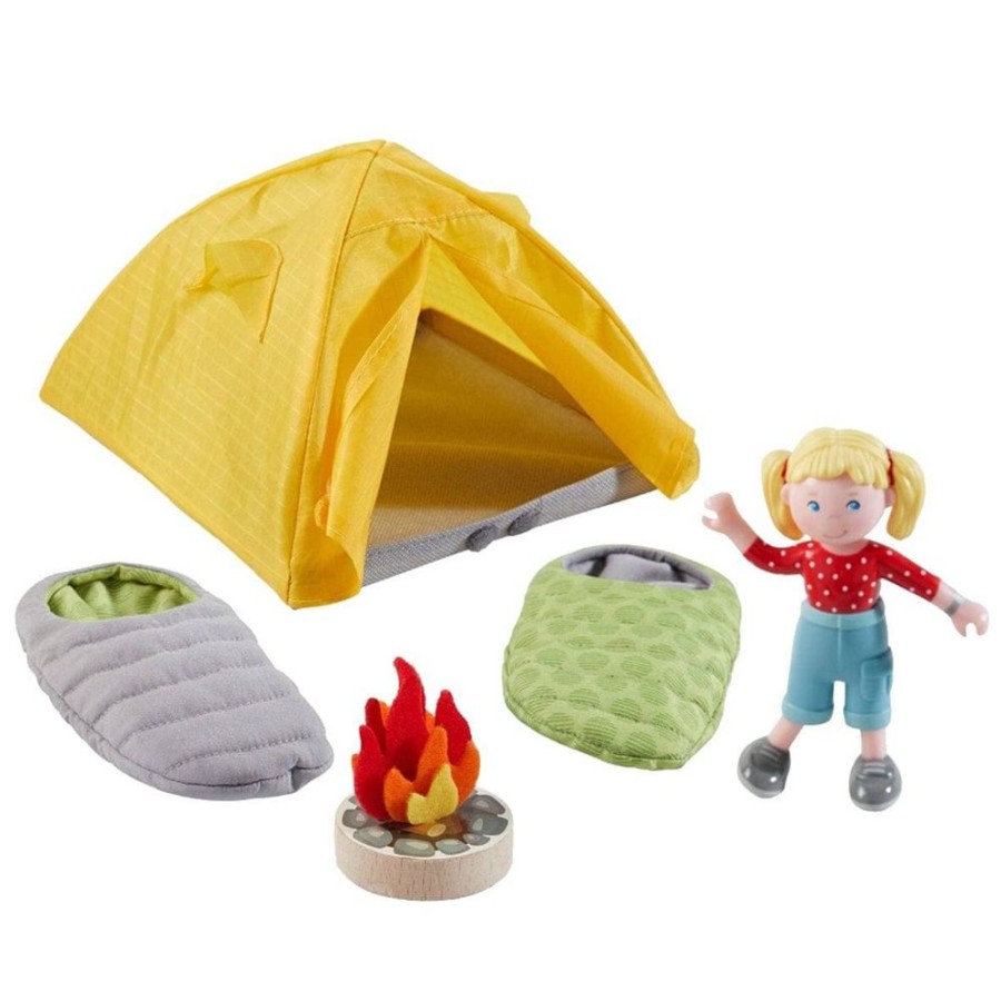 Accessoires Voor Kleine Vrienden | HABA Little Friends Campingtrip-Speelset Met Slaapzakken