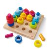 Houten Stapelspeelgoed En Arrangementspellen | HABA Rainbow Whirls Houten Sorteer- En Stapelspel