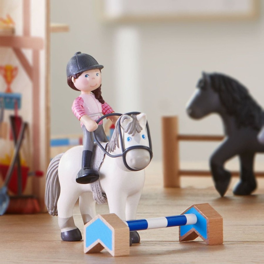 Kleine Vrienden Speelsets | HABA Little Friends Ruiter Sanya En Paard Saphira Speelset