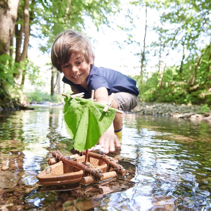 Terra Kids Natuurspeelgoed | HABA Terra Kids Kurkboot Diy-Activiteitenpakket