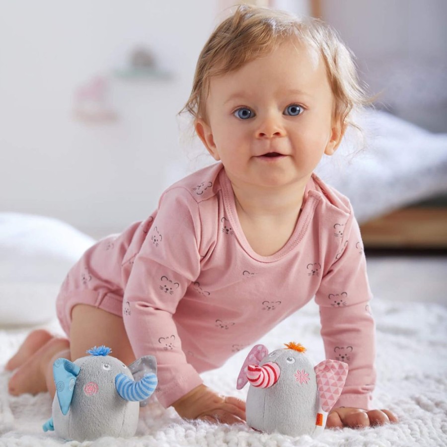 Pluche Babyspeelgoed | HABA Pluche Olifant Duo - Noah & Nellie