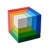 Houten Bouwstenen | HABA 3D Rainbow Cube-Arrangementspel