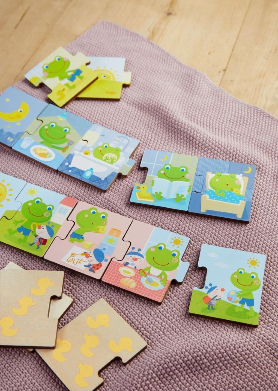 Puzzels | HABA Mr. Froggy'S Day-Matchspel