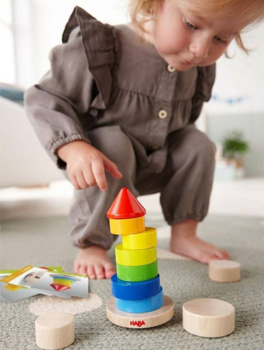 Spellen Regelen | HABA Wiebelende Toren Houten Stapelspel