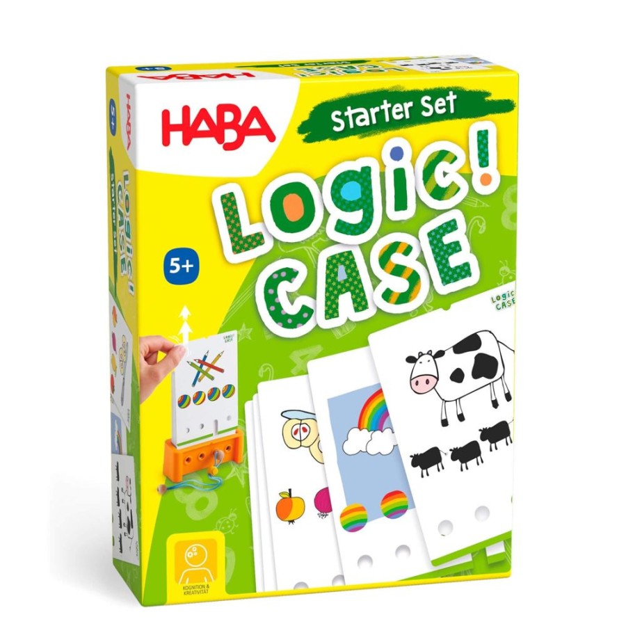 Speelgoed Rijgen + Motorische Vaardigheden | HABA Logica! Case Startset 5+