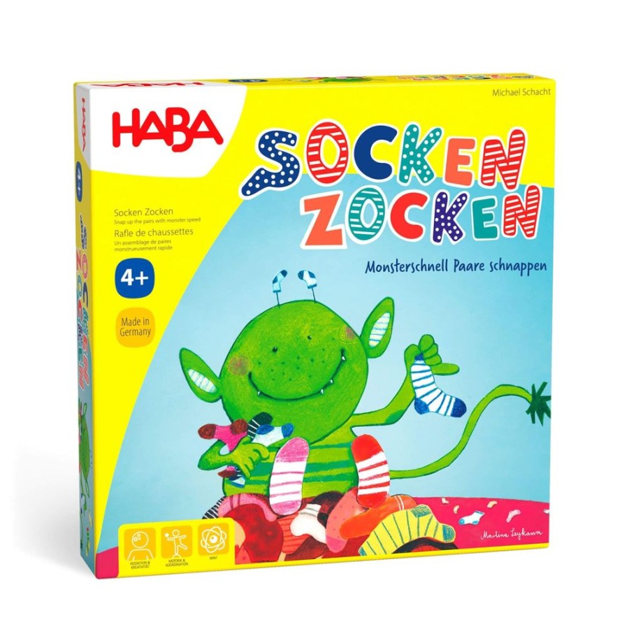 Matching + Geheugenspellen | HABA Sokken Gokken Matching Game