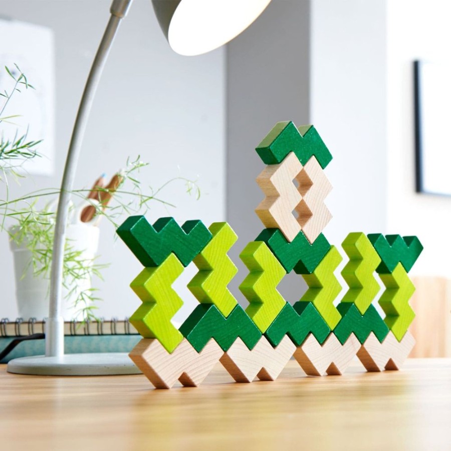 Spellen Regelen | HABA 3D Viridis Houten Stapelspel