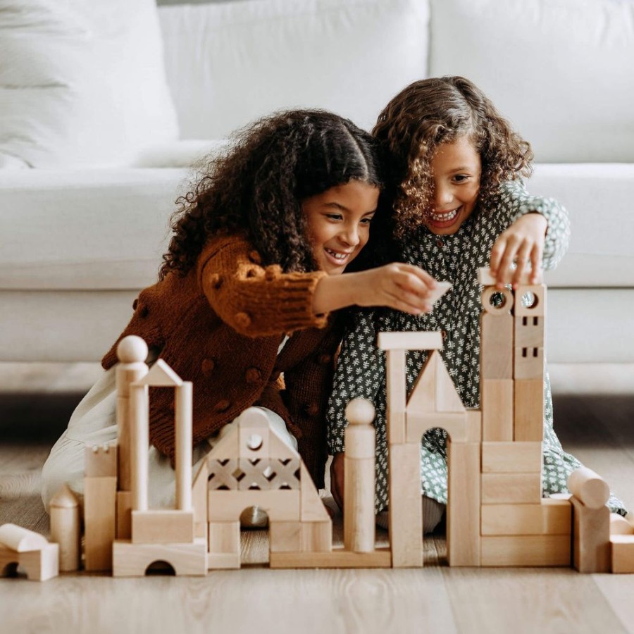 Vormsorteerders + Stapelspeelgoed | HABA Basisbouwstenen 102-Delige Extra Grote Houten Startset