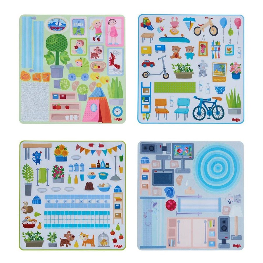 Little Friends-Gebouwen | HABA Decoratieve Stickers Van Little Friends Town Villa