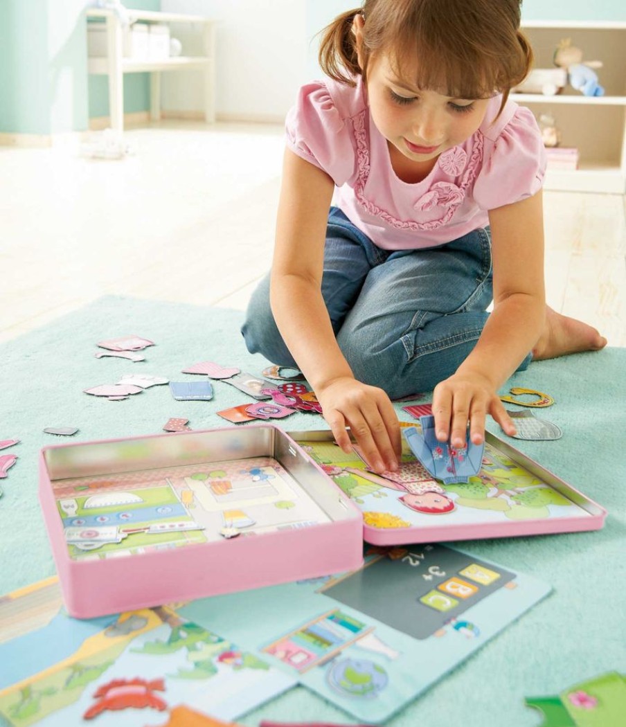 Reizen + Magnetische Spellen | HABA Aankleedpop Lilli Magnetisch Spel