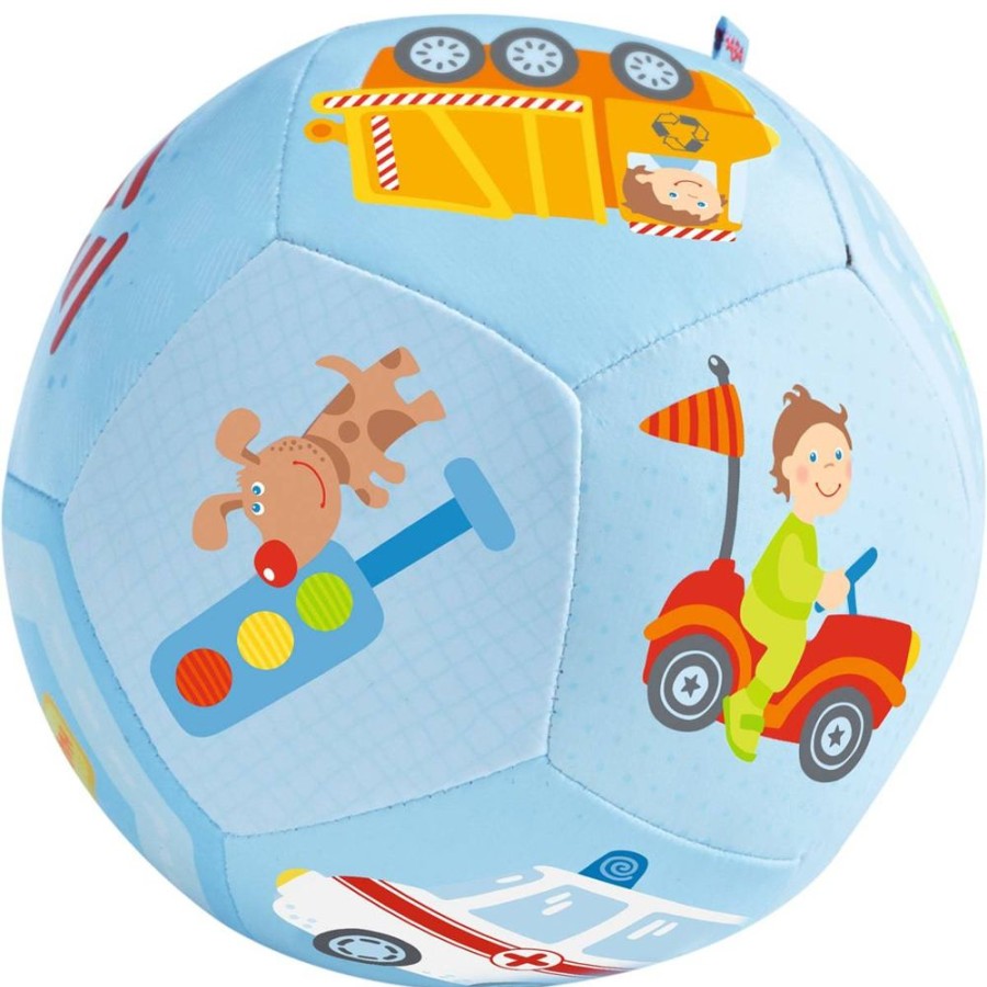 Pluche Babyspeelgoed | HABA World Of Vehicles 5 1/2" Zachte Babybal