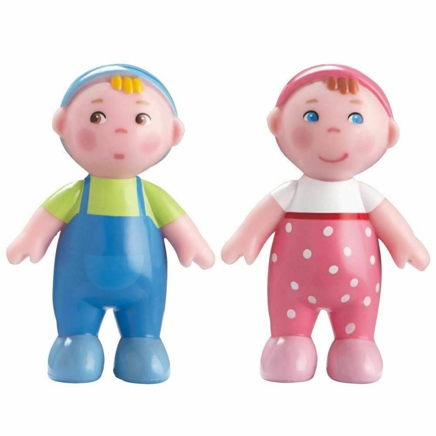 Kleine Vrienden Mensen | HABA Little Friends Baby'S Marie En Max Doll Twins